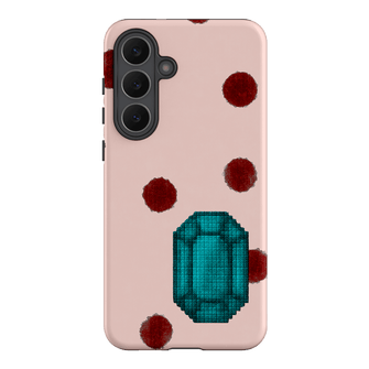 December Turquoise Printed Phone Cases Samsung Galaxy S25 FE / Armoured by Joiana - The Dairy
