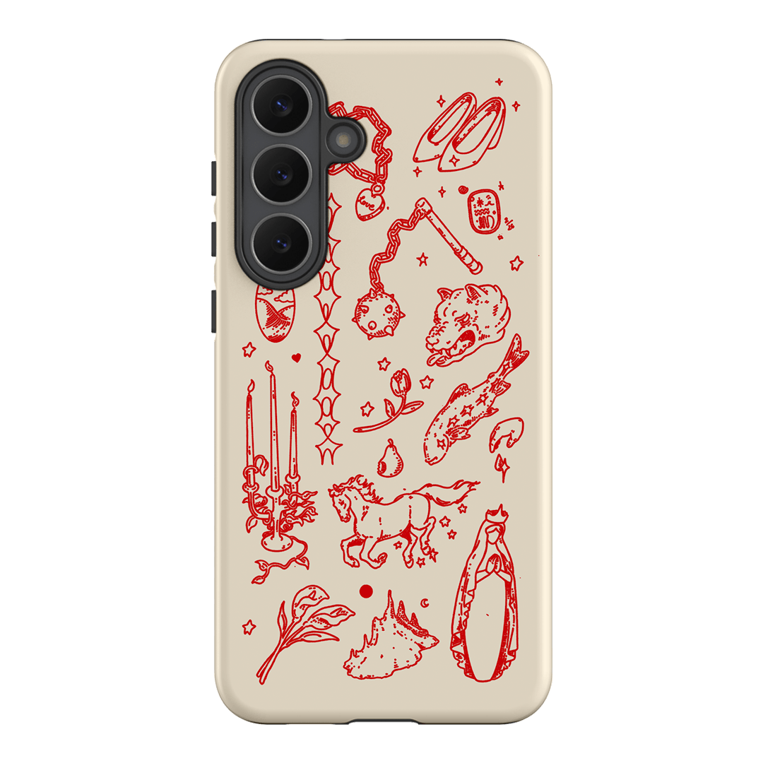 Dreamcore Cream Printed Phone Cases Samsung Galaxy S25 FE / Armoured by Easty Beasty - The Dairy