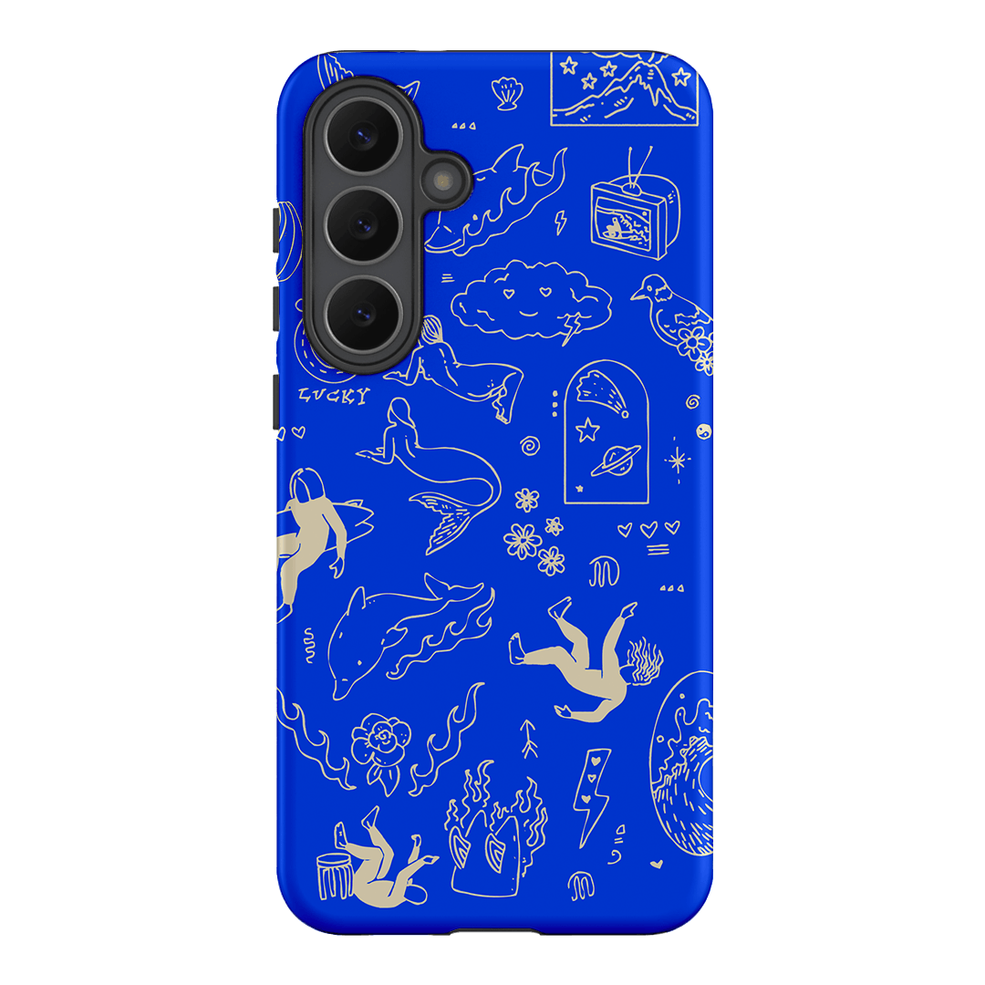 Easty Flash Blue Printed Phone Cases Samsung Galaxy S25 FE / Armoured by Easty Beasty - The Dairy