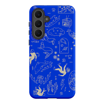 Easty Flash Blue Printed Phone Cases Samsung Galaxy S25 FE / Armoured by Easty Beasty - The Dairy