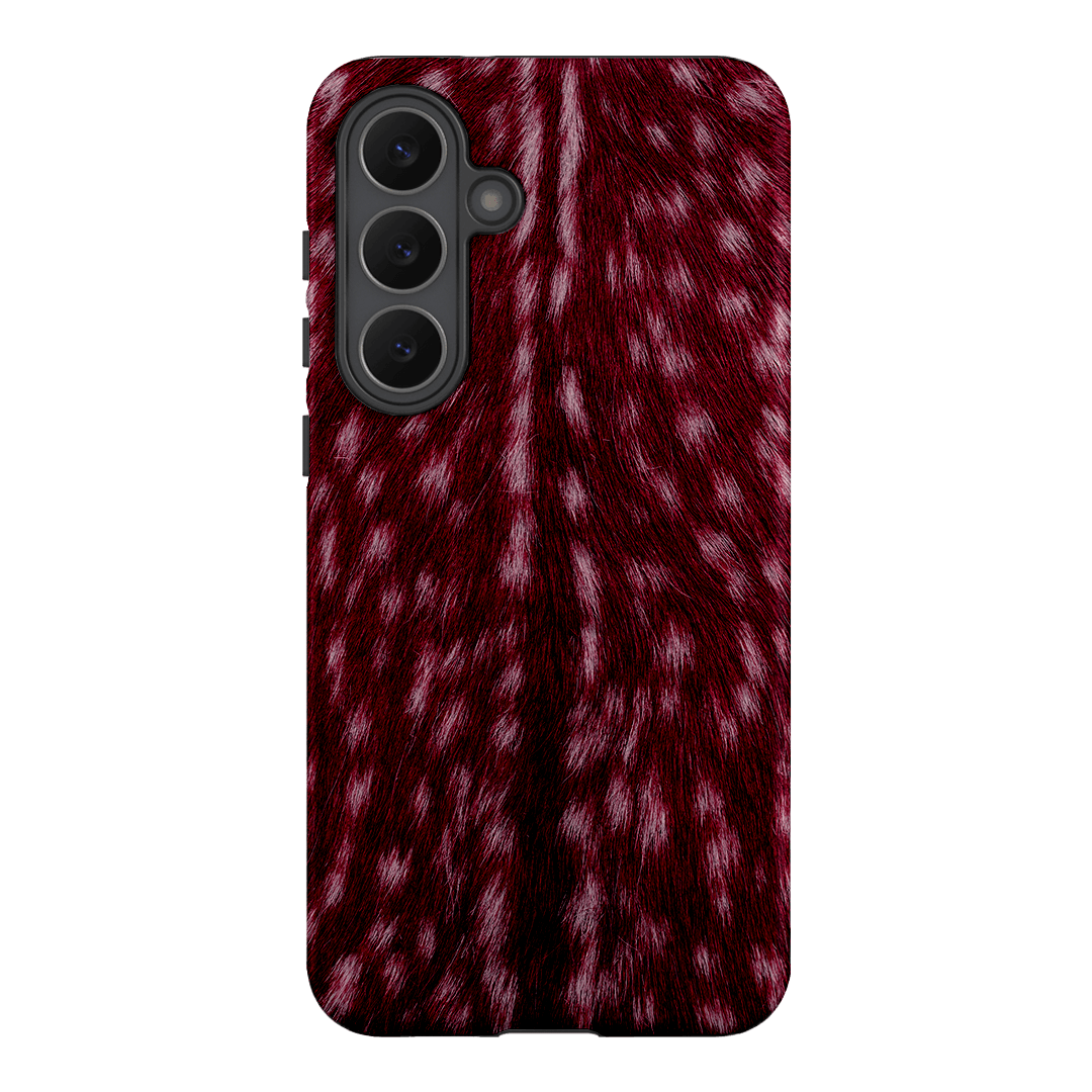 Fawn Burgundy Printed Phone Cases Samsung Galaxy S25 FE / Armoured by The Dairy - The Dairy
