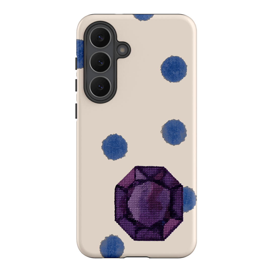 February Amethyst Printed Phone Cases Samsung Galaxy S25 FE / Armoured by Joiana - The Dairy