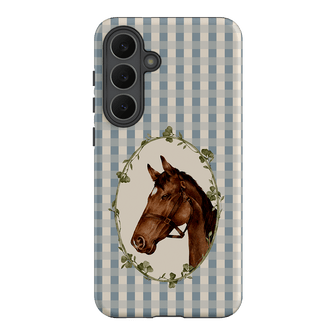 Gingham Horse Printed Phone Cases Samsung Galaxy S25 FE / Armoured by Kasiags Art - The Dairy