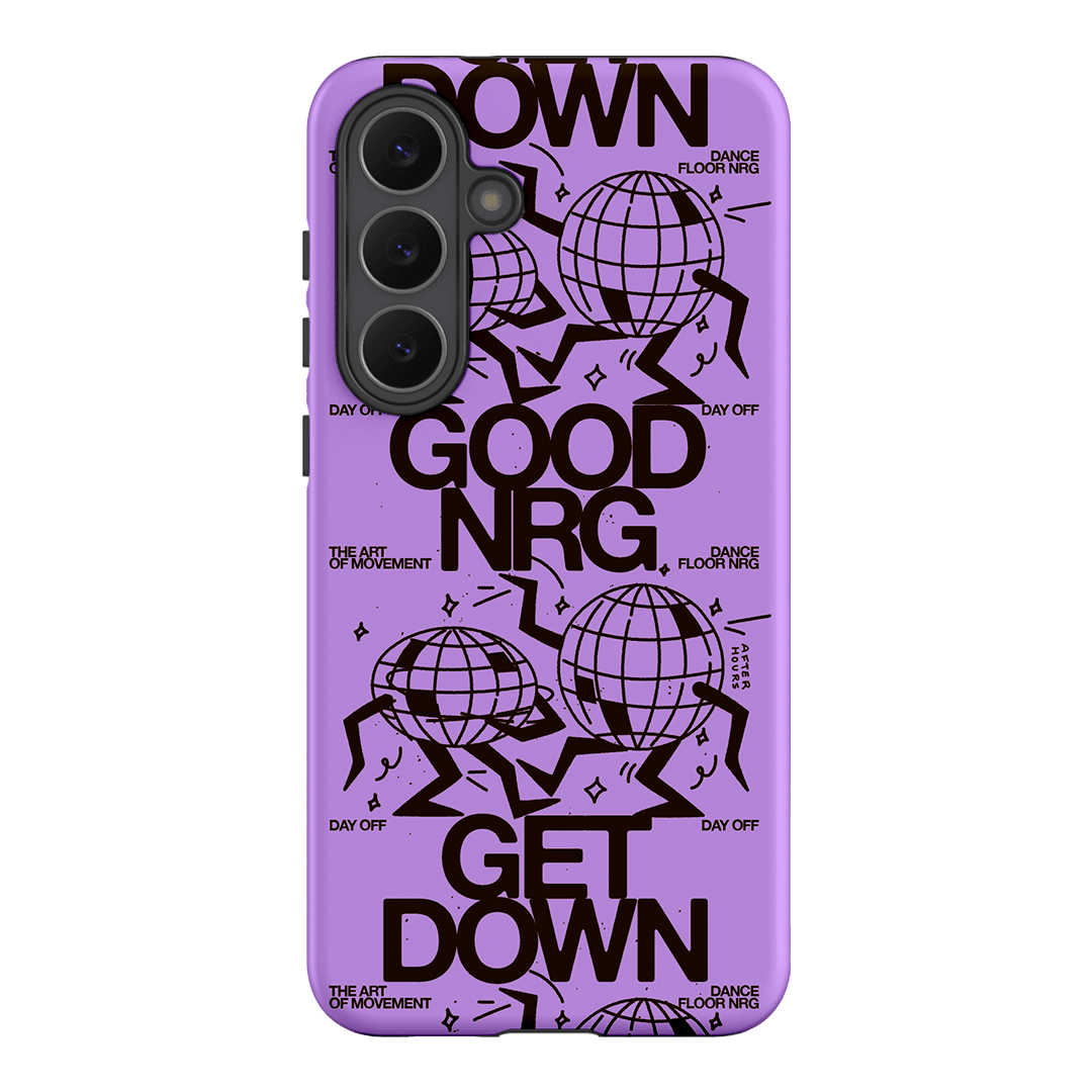 Good Energy in Purple Printed Phone Cases Samsung Galaxy S25 FE / Armoured by After Hours - The Dairy