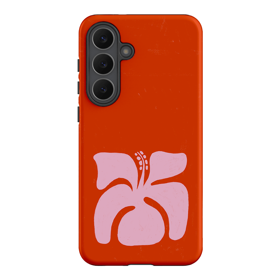 Hibiscus Crush Printed Phone Cases Samsung Galaxy S25 FE / Armoured by Marie Fauritte - The Dairy