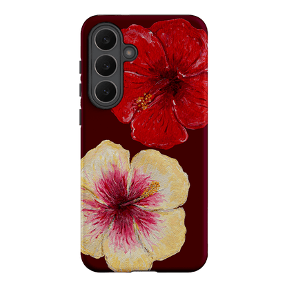 Hibiscus Flower Printed Phone Cases Samsung Galaxy S25 FE / Armoured by BG. Studio - The Dairy