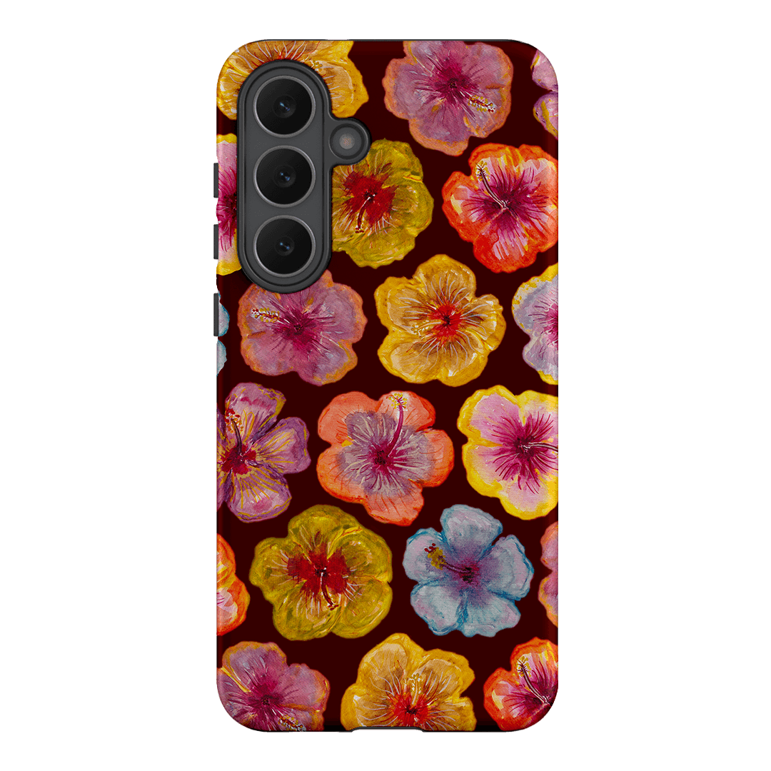 Hibiscus Holiday Rouge Printed Phone Cases Samsung Galaxy S25 FE / Armoured by BG. Studio - The Dairy