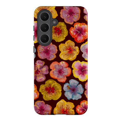 Hibiscus Holiday Rouge Printed Phone Cases Samsung Galaxy S25 FE / Armoured by BG. Studio - The Dairy