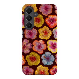 Hibiscus Holiday Rouge Printed Phone Cases Samsung Galaxy S25 FE / Armoured by BG. Studio - The Dairy