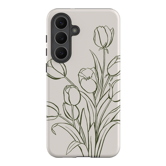 Inked Tulips Printed Phone Cases Samsung Galaxy S25 FE / Armoured by Typoflora - The Dairy