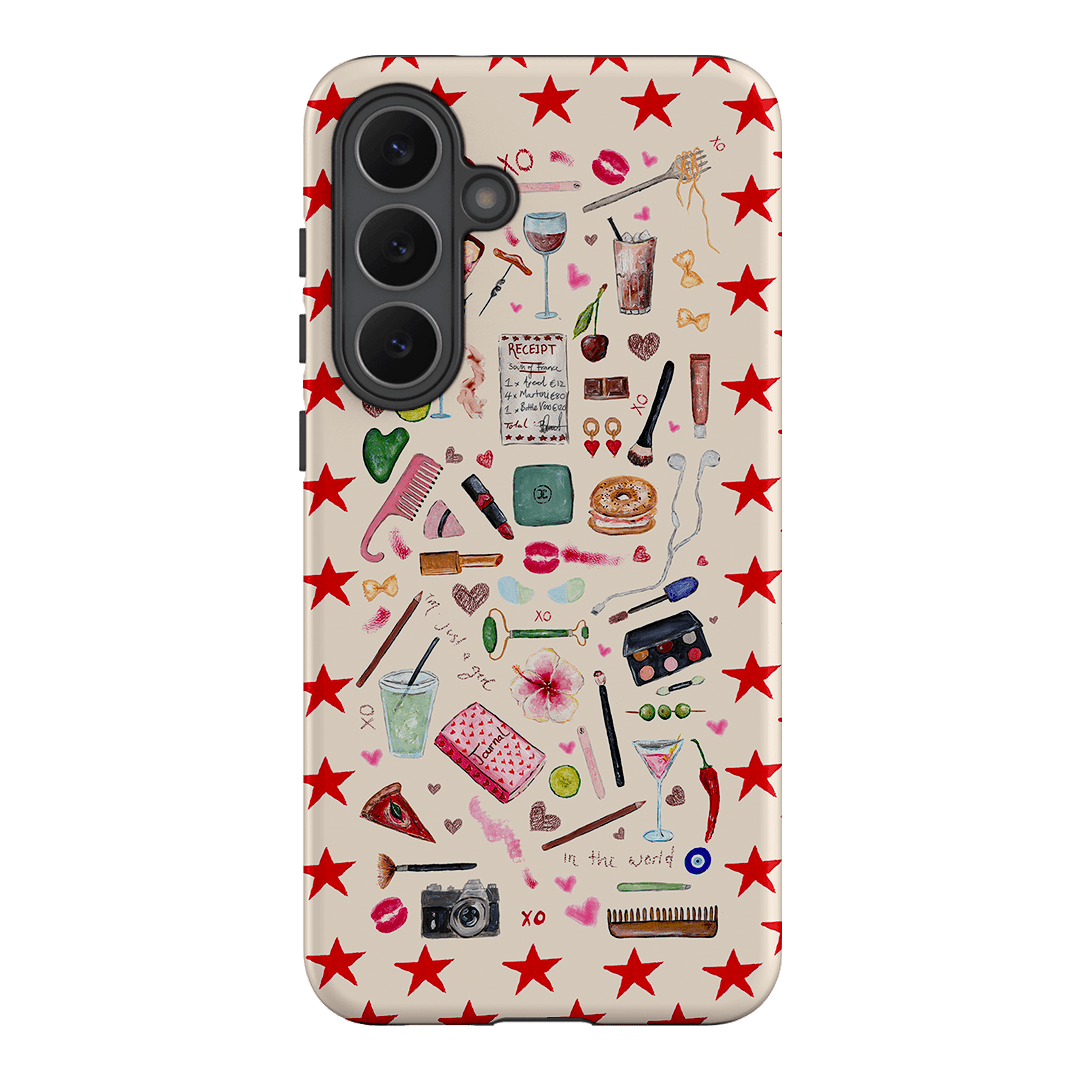 Just A Girl Printed Phone Cases Samsung Galaxy S25 FE / Armoured by BG. Studio - The Dairy