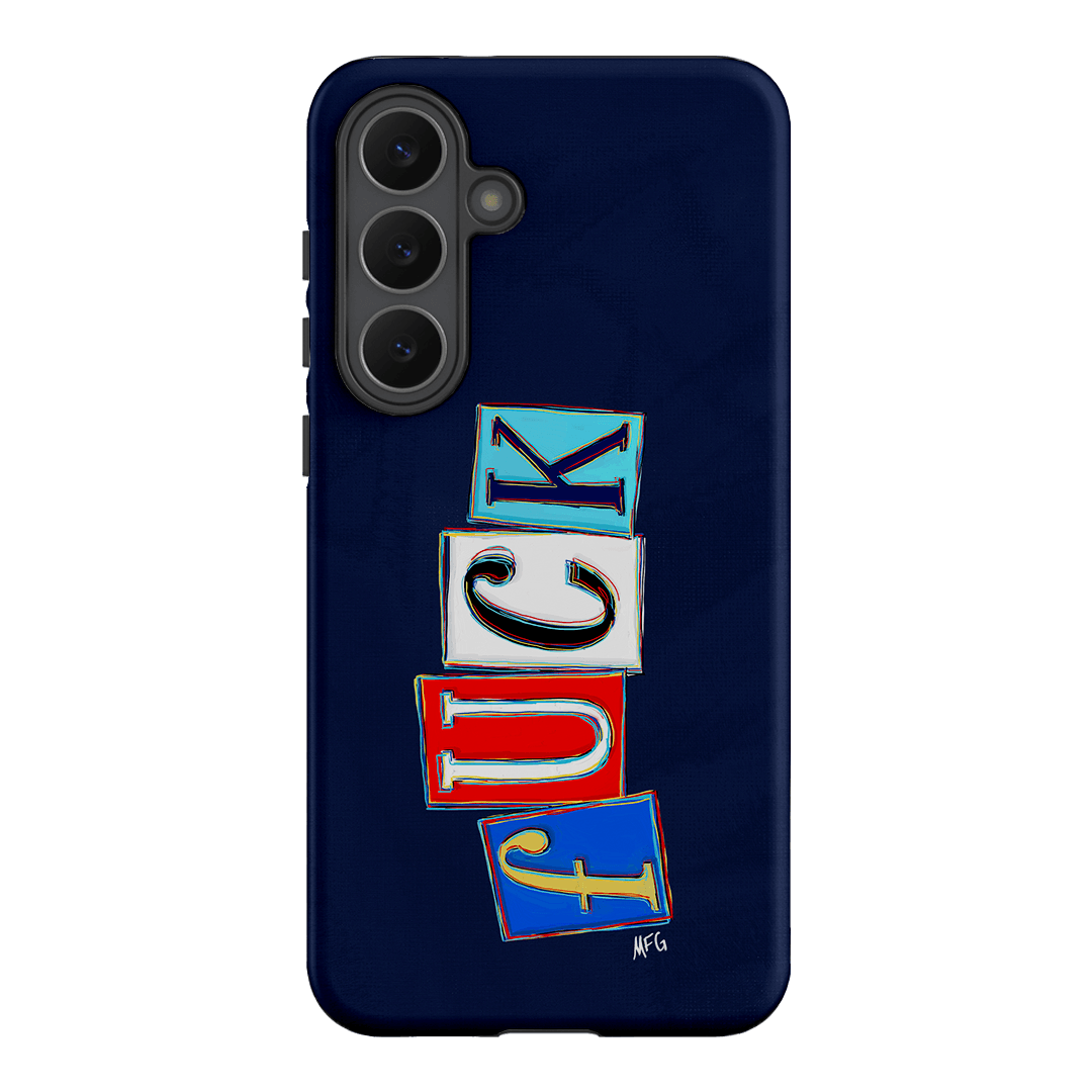 Lil Fcks Blue Printed Phone Cases Samsung Galaxy S25 FE / Armoured by Margarbs Art - The Dairy
