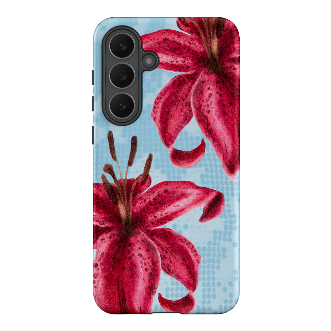 Lillies Printed Phone Cases Samsung Galaxy S25 FE / Armoured by Sally Hungerford - The Dairy