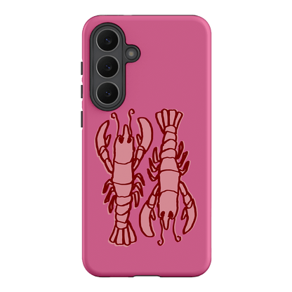 Lobster Love Pink Printed Phone Cases Samsung Galaxy S25 FE / Armoured by The Dairy - The Dairy