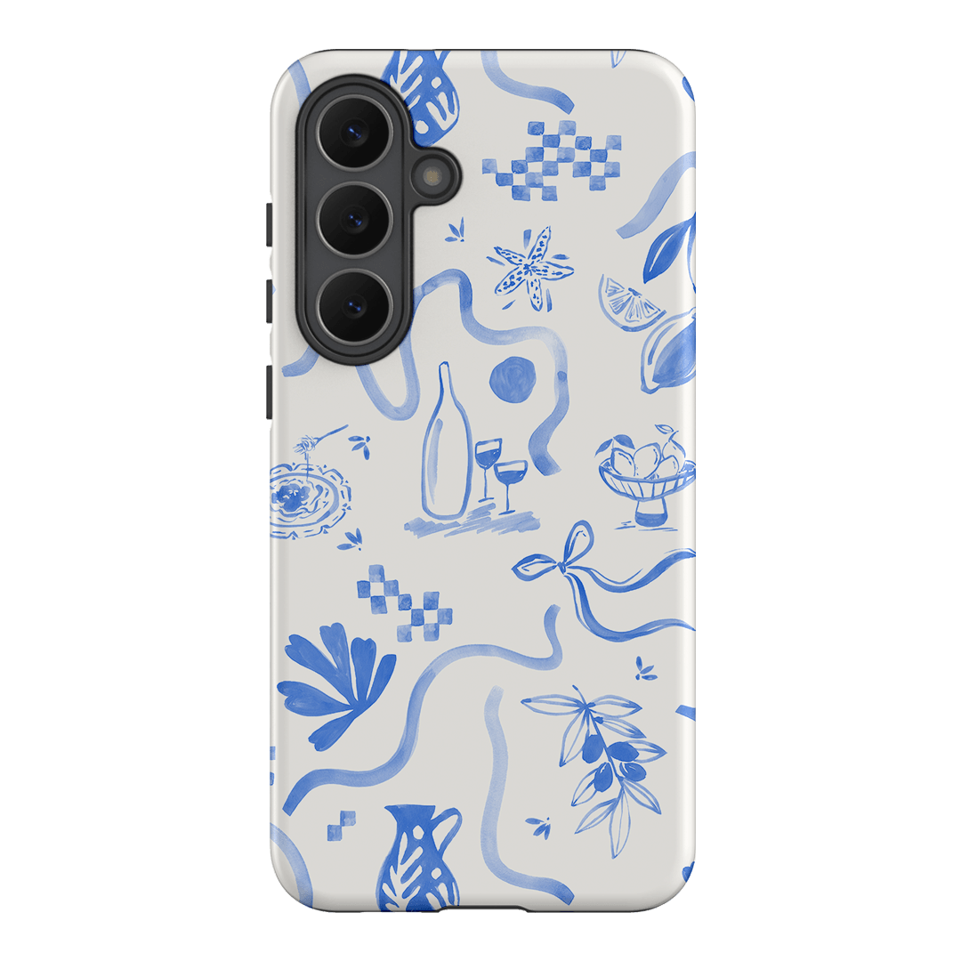 Mediterranean Wave Printed Phone Cases Samsung Galaxy S25 FE / Armoured by Charlie Taylor - The Dairy