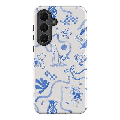 Mediterranean Wave Printed Phone Cases Samsung Galaxy S25 FE / Armoured by Charlie Taylor - The Dairy