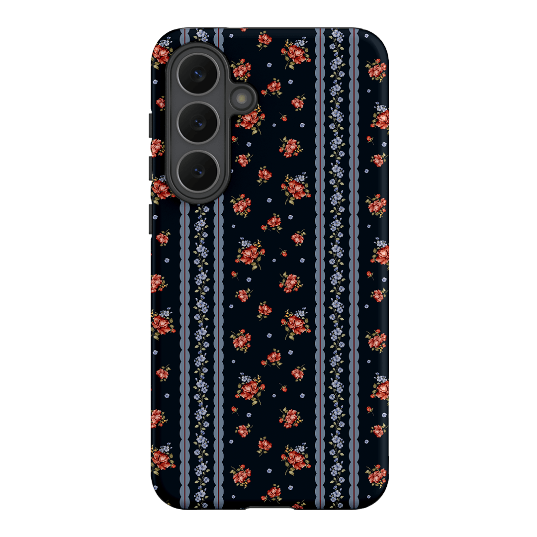 Midnight Stripe Printed Phone Cases Samsung Galaxy S25 FE / Armoured by Kasiags Art - The Dairy