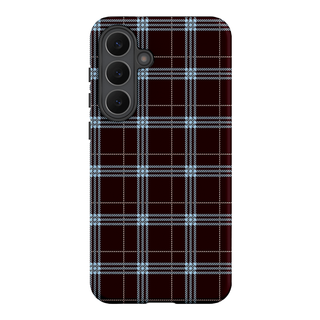 Mocha Plaid Printed Phone Cases Samsung Galaxy S25 FE / Armoured by The Dairy - The Dairy