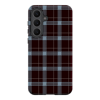 Mocha Plaid Printed Phone Cases Samsung Galaxy S25 FE / Armoured by The Dairy - The Dairy