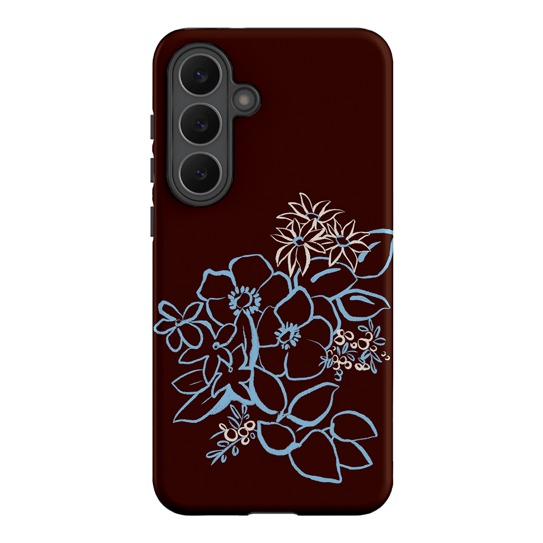 Mocha Posy Printed Phone Cases Samsung Galaxy S25 FE / Armoured by Typoflora - The Dairy