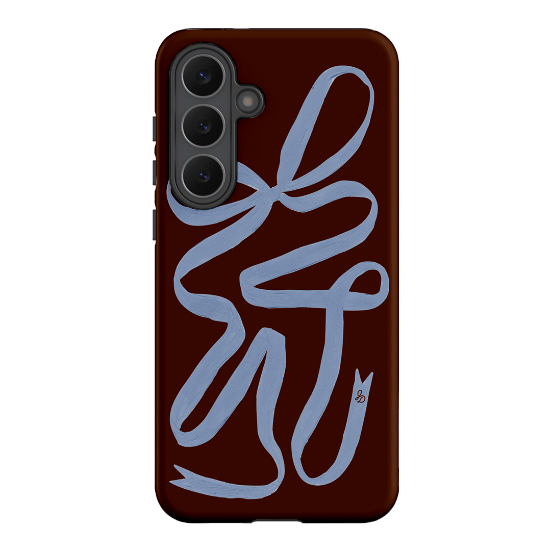 Mocha Ribbon Printed Phone Cases Samsung Galaxy S25 FE / Armoured by Jasmine Dowling - The Dairy