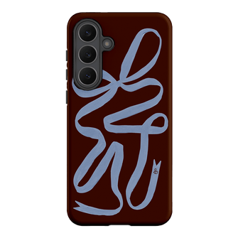 Mocha Ribbon Printed Phone Cases Samsung Galaxy S25 FE / Armoured by Jasmine Dowling - The Dairy