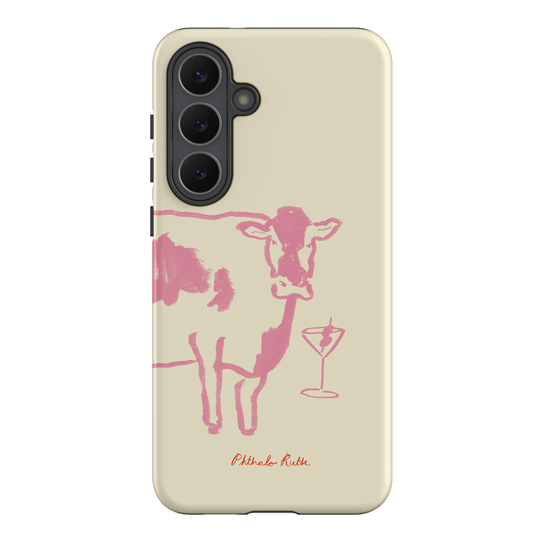 Mootini Pink Printed Phone Cases Samsung Galaxy S25 FE / Armoured by Phthalo Ruth - The Dairy