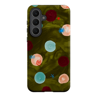 Olive Spot Printed Phone Cases Samsung Galaxy S25 FE / Armoured by Charlie Taylor - The Dairy