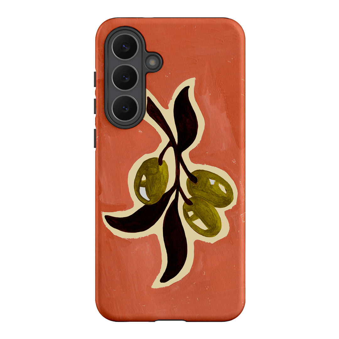 Olives Printed Phone Cases Samsung Galaxy S25 FE / Armoured by Studio Bon - The Dairy