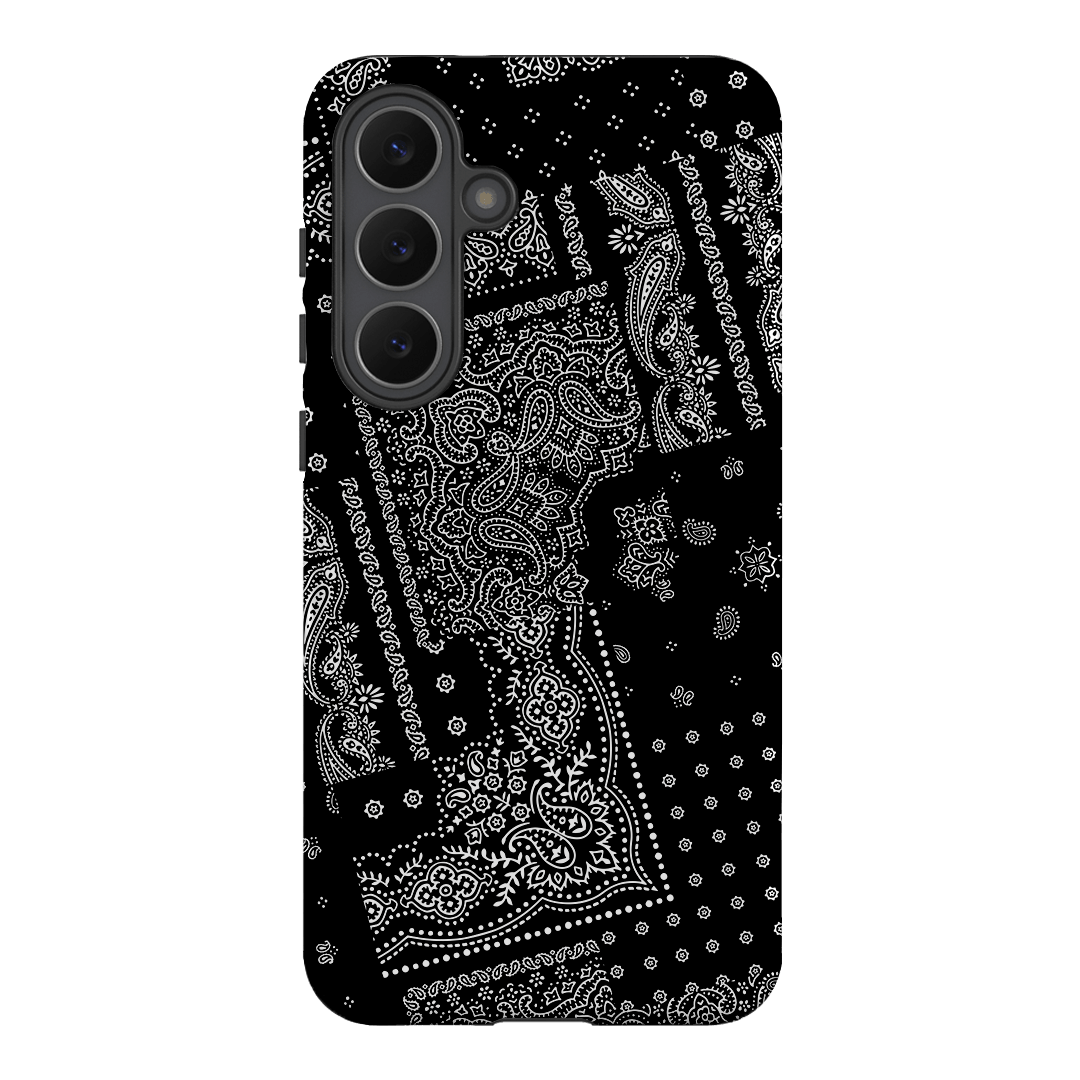 Paisley Noir Printed Phone Cases Samsung Galaxy S25 FE / Armoured by The Dairy - The Dairy