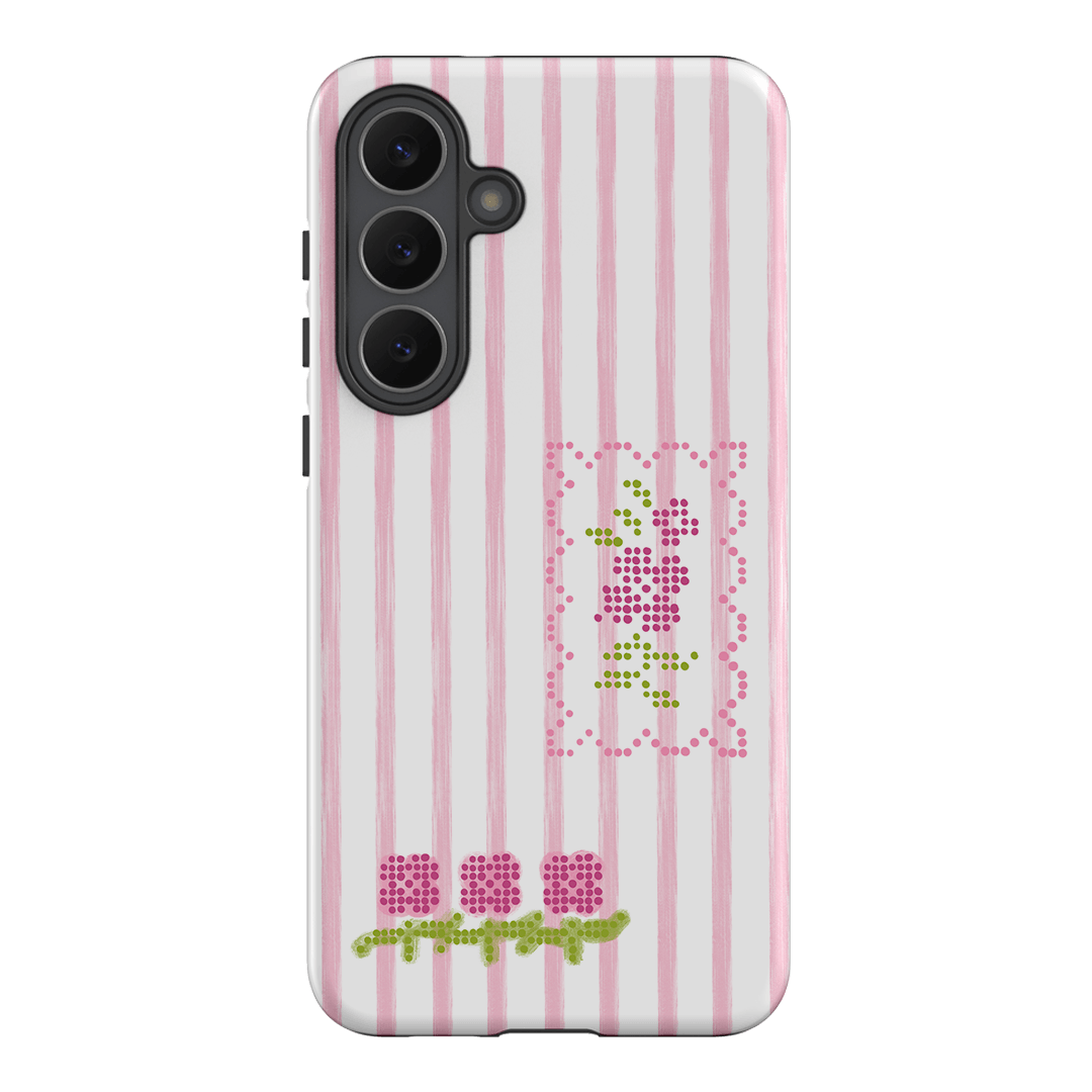 Patchwork Pink Printed Phone Cases Samsung Galaxy S25 FE / Armoured by Kayla Carr - The Dairy