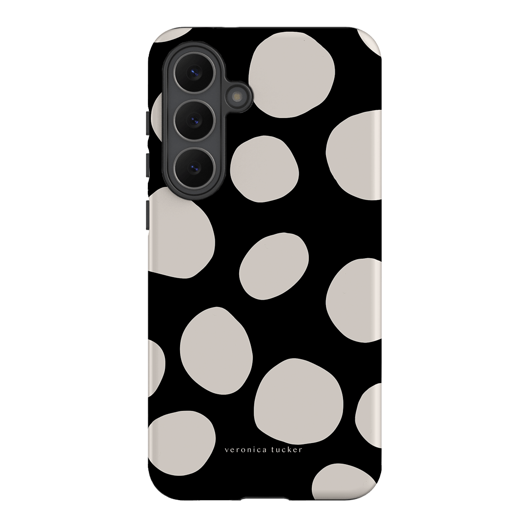 Pebbles Noir Printed Phone Cases Samsung Galaxy S25 FE / Armoured by Veronica Tucker - The Dairy