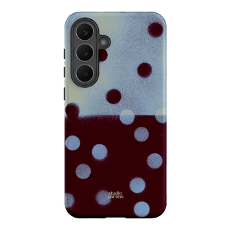 Plum Polka Dot Printed Phone Cases Samsung Galaxy S25 FE / Armoured by Jasmine Dowling - The Dairy