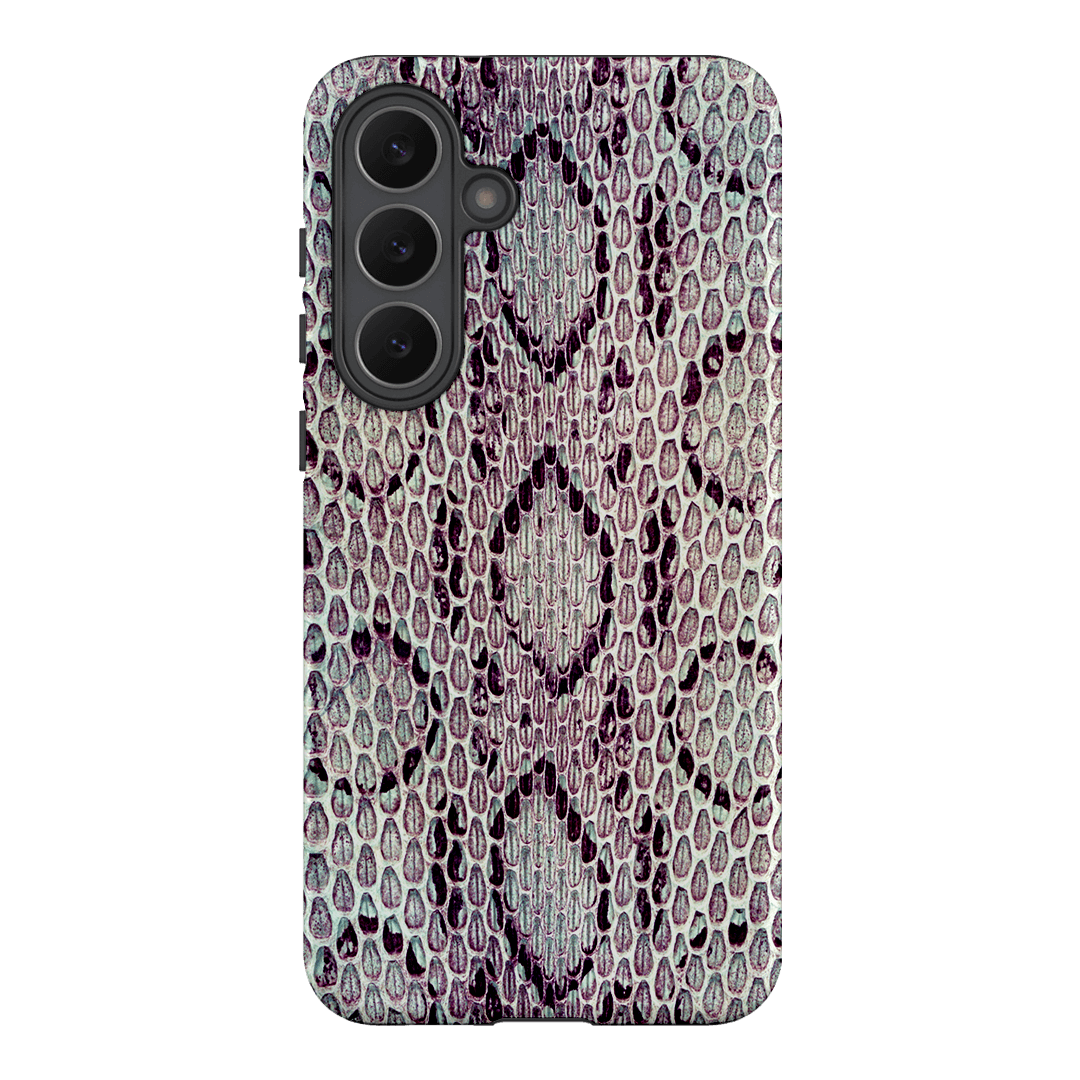 Plum Python Printed Phone Cases Samsung Galaxy S25 FE / Armoured by The Dairy - The Dairy