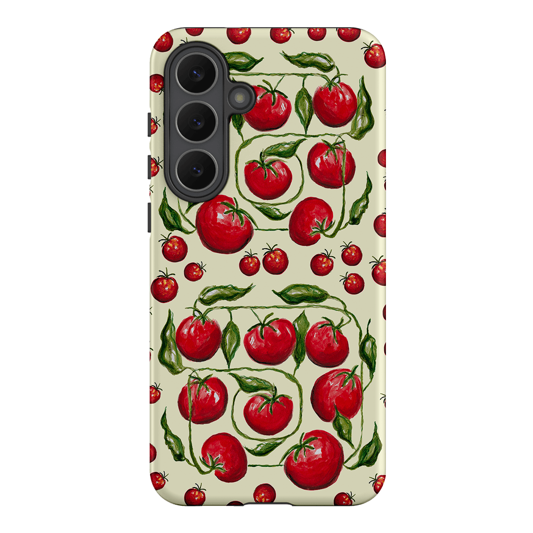 Red Tomatoes Printed Phone Cases Samsung Galaxy S25 FE / Armoured by BG. Studio - The Dairy