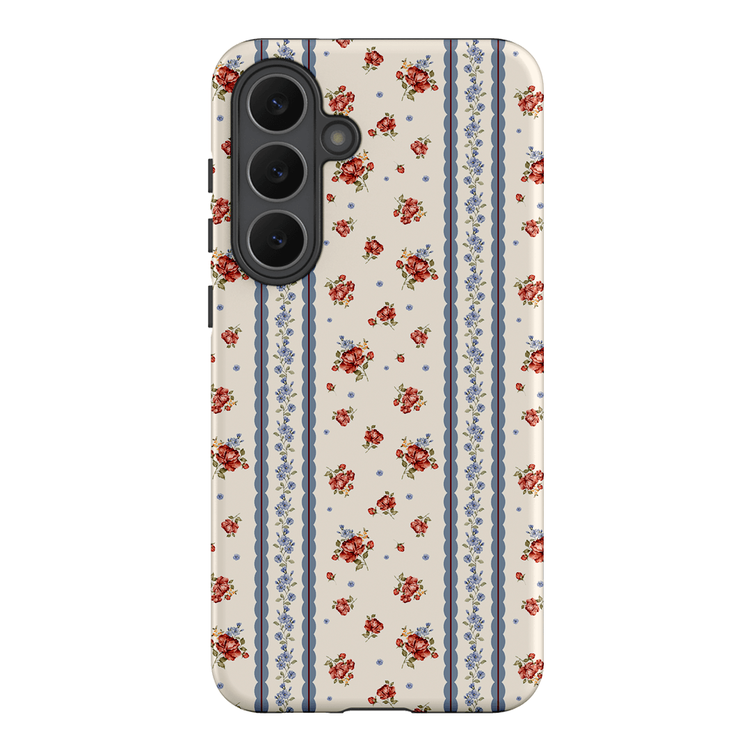 Rose Stripe Printed Phone Cases Samsung Galaxy S25 FE / Armoured by Kasiags Art - The Dairy