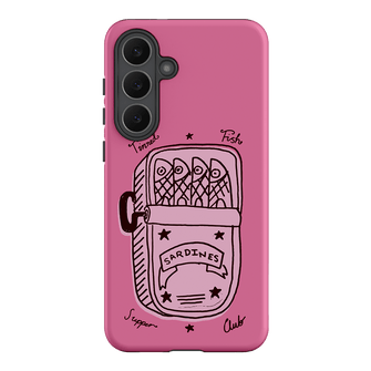 Sardine Social Pink Printed Phone Cases Samsung Galaxy S25 FE / Armoured by The Dairy - The Dairy