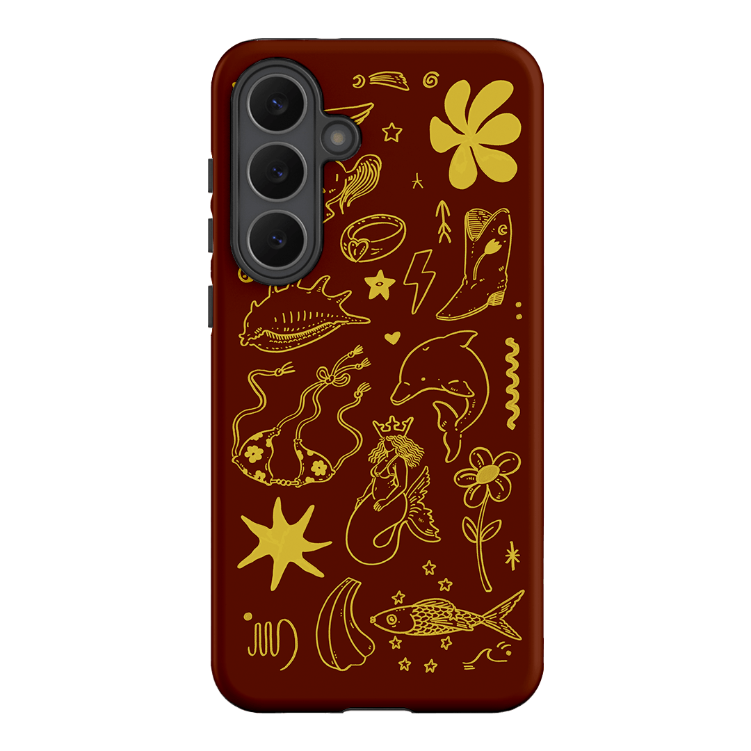 Spiced Cowboy Chocolate Printed Phone Cases Samsung Galaxy S25 FE / Armoured by Easty Beasty - The Dairy