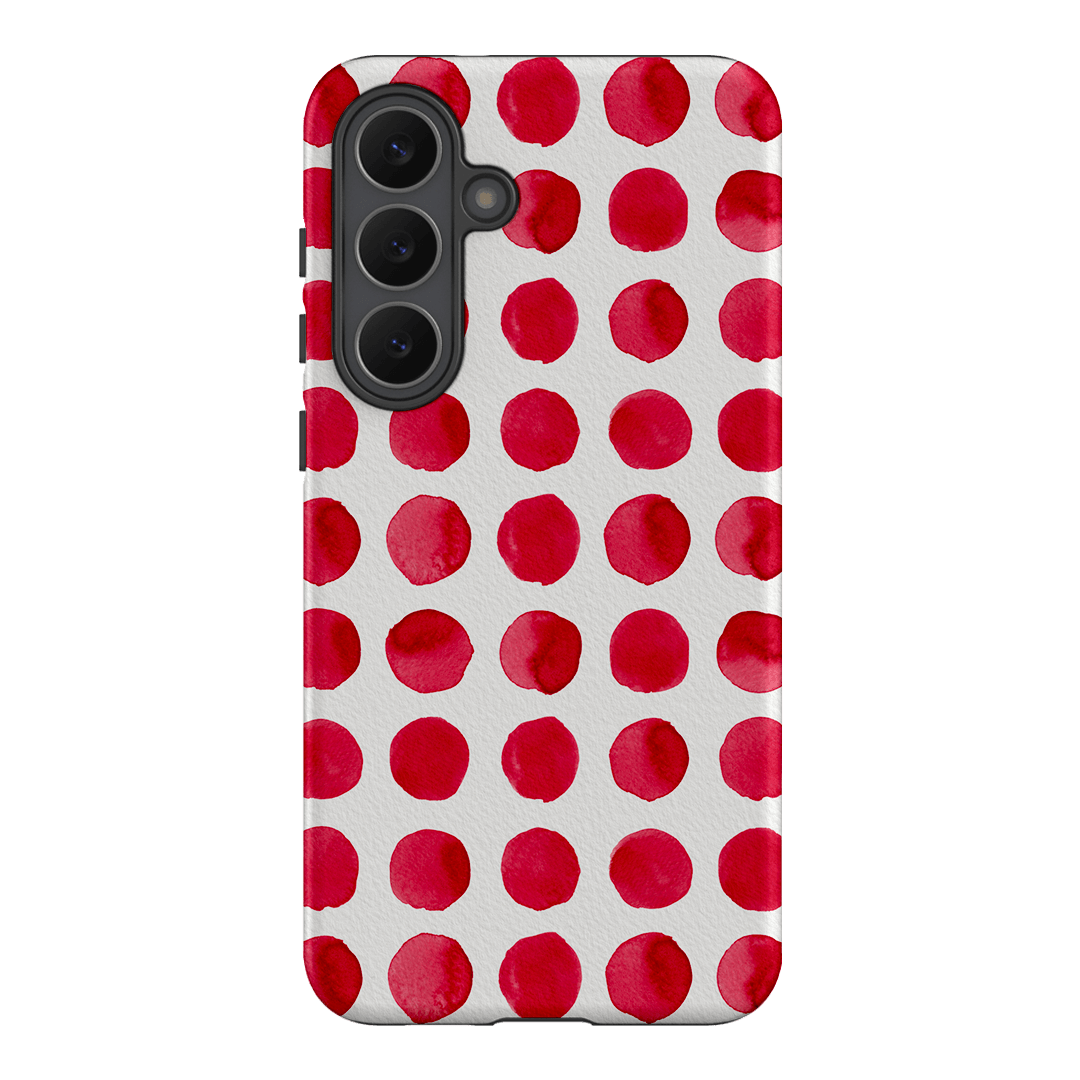 Spots in Red Printed Phone Cases by The Dairy - The Dairy