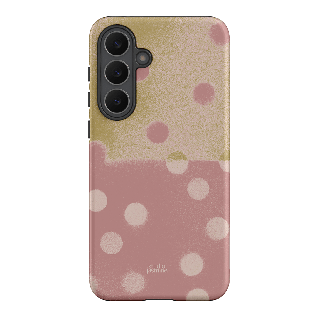 Strawberry Polka Dot Printed Phone Cases Samsung Galaxy S25 FE / Armoured by Jasmine Dowling - The Dairy