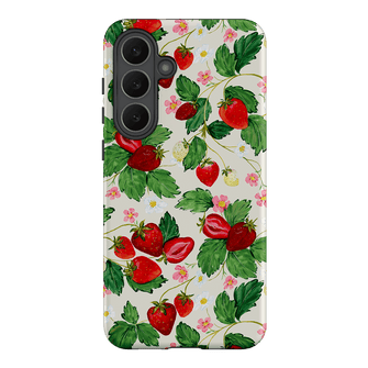 Strawberry Patch Printed Phone Cases Samsung Galaxy S25 FE / Armoured by Ellie Mae - The Dairy