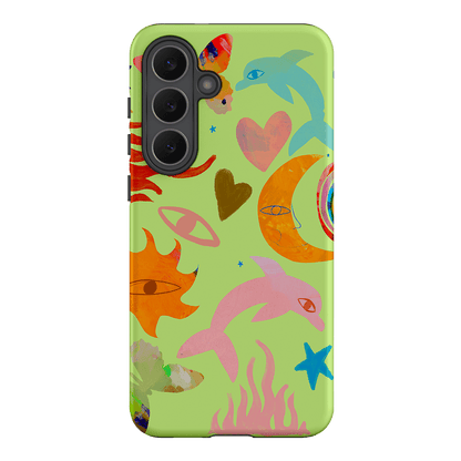 Tattoos Green Printed Phone Cases Samsung Galaxy S25 FE / Armoured by Kate Eliza - The Dairy