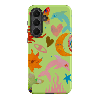 Tattoos Green Printed Phone Cases Samsung Galaxy S25 FE / Armoured by Kate Eliza - The Dairy