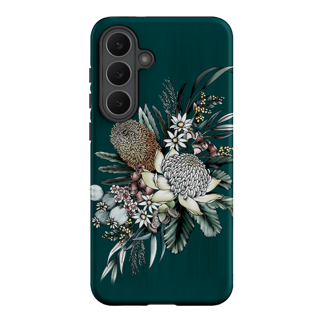 Teal Native Printed Phone Cases Samsung Galaxy S25 FE / Armoured by Typoflora - The Dairy