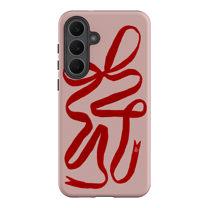 Valentine Ribbon Printed Phone Cases Samsung Galaxy S25 FE / Armoured by Jasmine Dowling - The Dairy