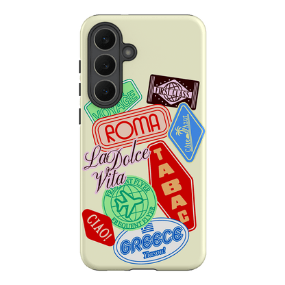 Well Travelled Printed Phone Cases Samsung Galaxy S25 FE / Armoured by The Dairy - The Dairy