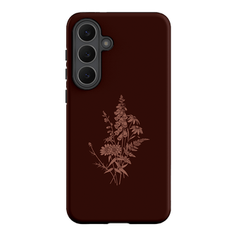 Wildflowers Mocha Printed Phone Cases Samsung Galaxy S25 FE / Armoured by Typoflora - The Dairy