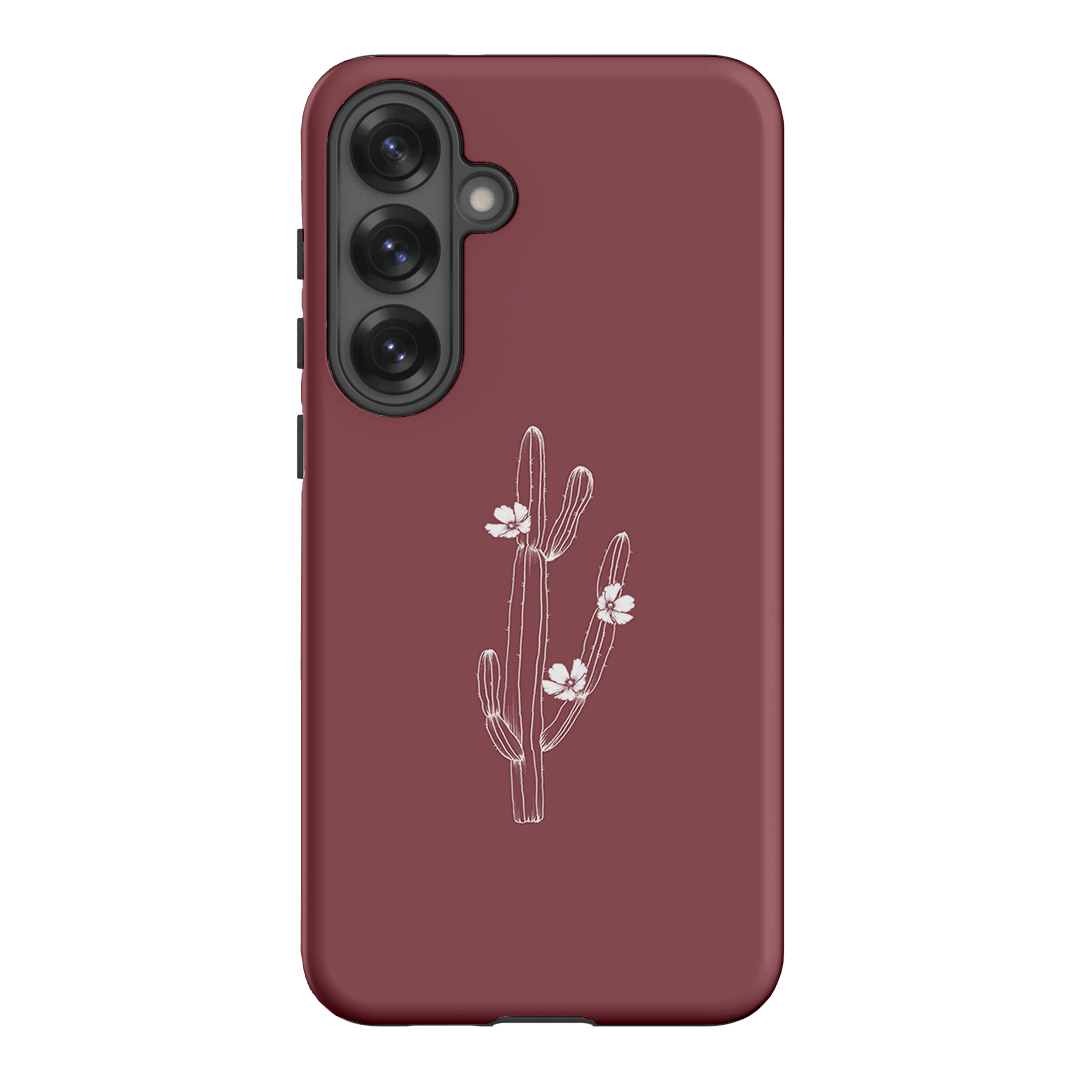 Cactus Flower Printed Phone Cases Samsung Galaxy S25 Plus / Armoured by Typoflora - The Dairy