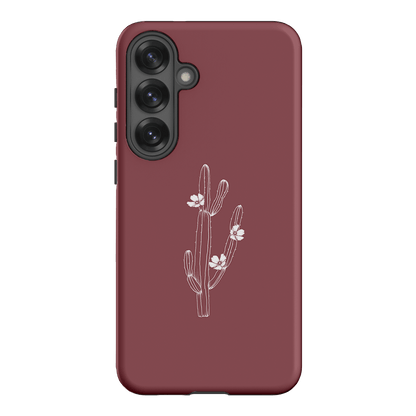 Cactus Flower Printed Phone Cases Samsung Galaxy S25 Plus / Armoured by Typoflora - The Dairy