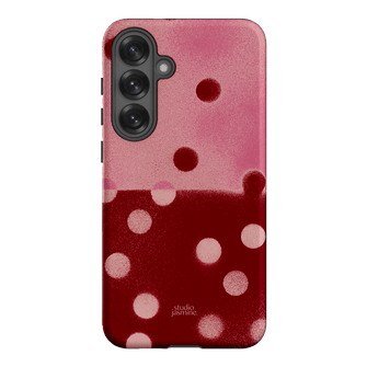 Cherry Polka Dot Printed Phone Cases Samsung Galaxy S25 Plus / Armoured by Jasmine Dowling - The Dairy